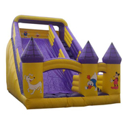 inflatable rock climb slide